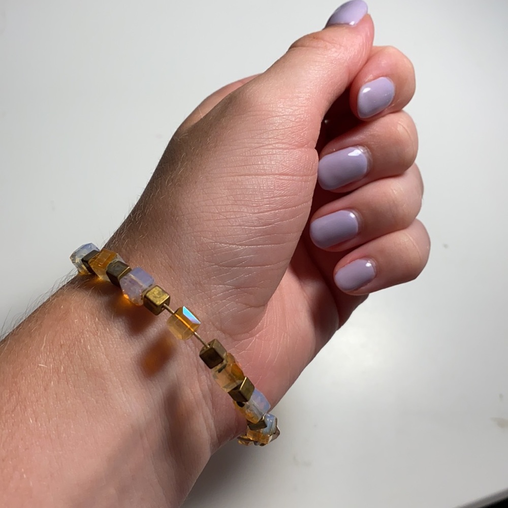Alex and Ani | beaded bracelet